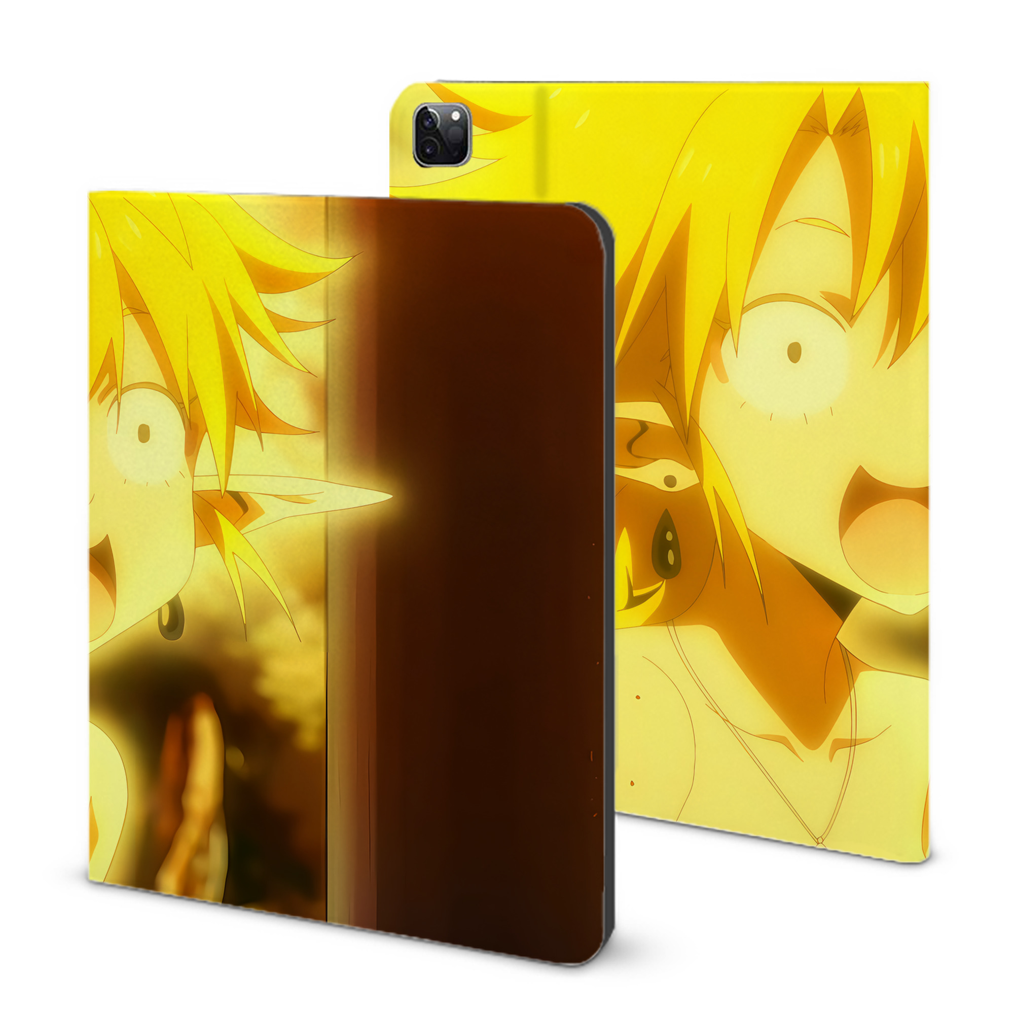 （画像用） 転スラ Regarding Reincarnated to Slime IPad ケース ブック型 PUレザー TPU 耐衝撃 軽量 薄型 ペン収納なし 全面保護 IPad 各モデル対応